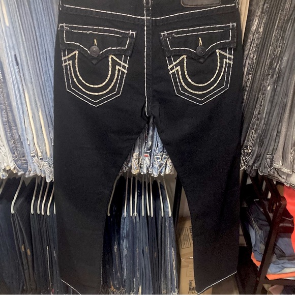 Rare! ๐บ๐ธ Body Rinse Black Ricky Super T True Religion size 31x33 unaltered! ๐ฅ - Picture 3 of 10